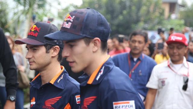 Marc Marquez dan Dani Pedrosa.
