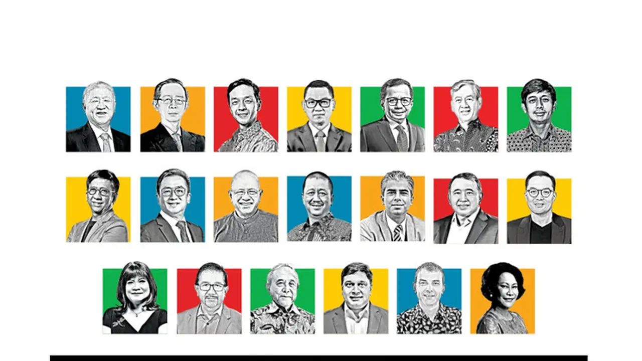 Daftar 20 Pebisnis Terbaik Indonesia atau 20 Businessperson of the Year. Foto: Fortune Indonesia