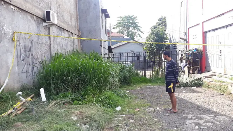 Lokasi penemuan jenazah wanita bertato Hello Kitty di Cibinong, Bogor