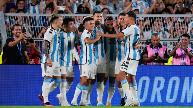 Lionel Messi Ditemani Keluarga Rayakan Kemenangan Argentina atas Panama di Laga Persahabatan