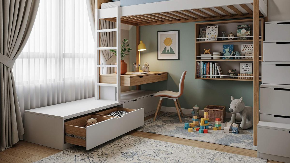 Ide Menata Kamar Anak Agar Tetap Rapi Meski Banyak Mainan: Ruangan Bersih dan Luas