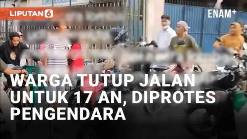 VIDEO: Viral Cekcok Pengendara dengan Warga, Tutup Jalan Meski Agustusan Sudah Selesai