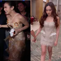 Dua Dress After Party Pernikahan Mahalini. [Instagram]