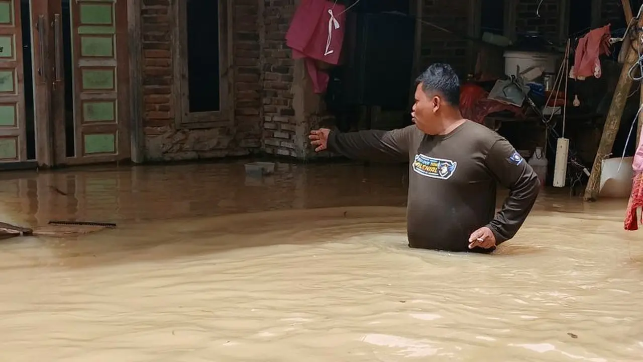 Banjir di Kabupaten Tangerang. (Antara)