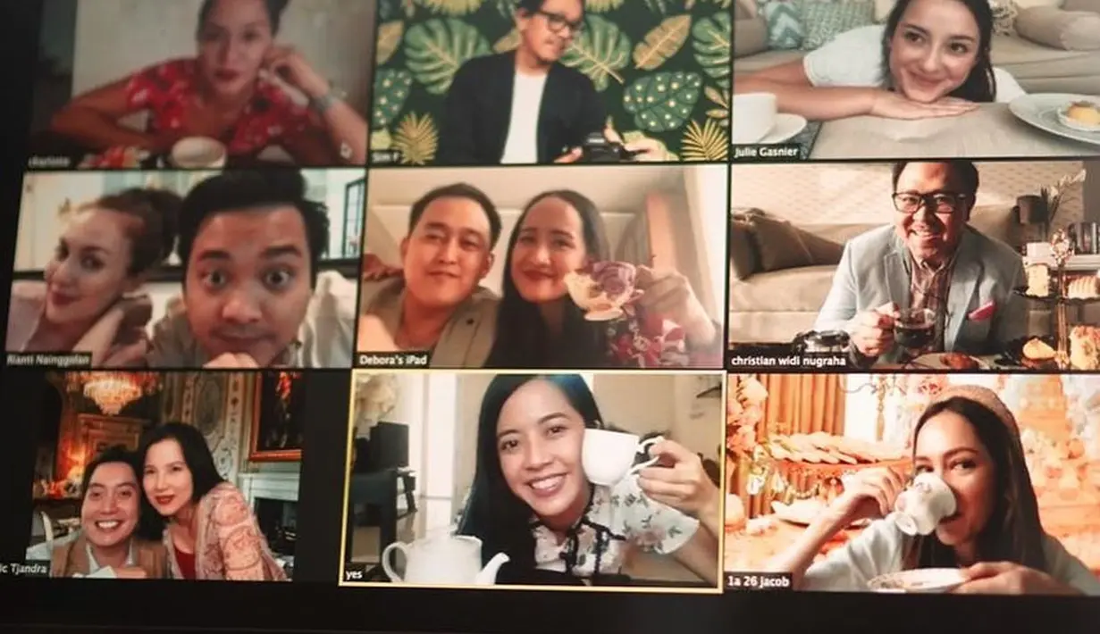 Baby Shower Virtual Rianti Cartwright (Instagram/charlottextie)