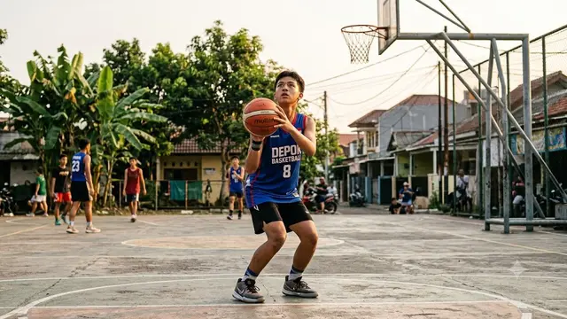 Cara Menembak Bola dengan Satu Tangan