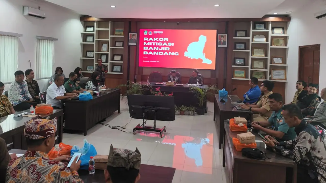 Rakor mitigasi bencana banjir dan tanah longsor di Banyuwangi (Istimewa)