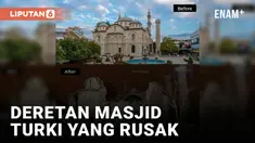 SEJUMLAH MASJID IKUT RUSAK AKIBAT GEMPA TURKI 6 FEBRUARI 2023 KEMARIN