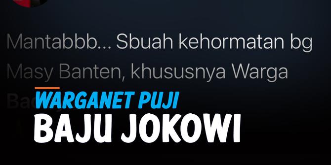 VIDEO: Pakai Baju Adat Baduy, Jokowi Dipuji Warganet