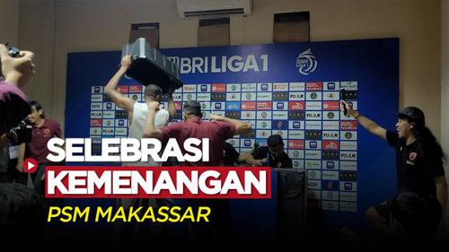 VIDEO: Selebrasi PSM Makassar Setelah Memastikan Gelar Juara BRI Liga 1 Musim Ini