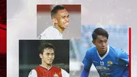 Irfan Jaya, Osvaldo Haay dan Febri Hariyadi. (Bola.com/Dody Iryawan)