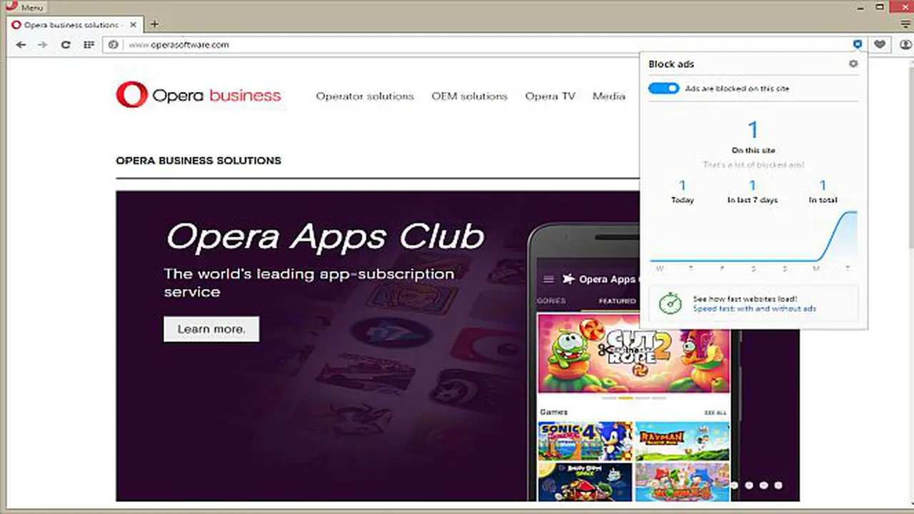 Berkat Pemblokir Iklan, Opera Klaim Makin `Ngebut`