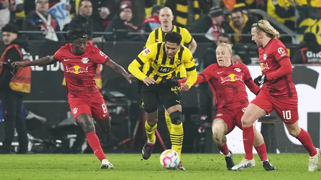 Borussia Dortmund vs RB Leipzig di Liga Jerman