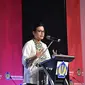 Menteri Keuangan Sri Mulyani indarwati saat menjadi keynote speaker pada Seminar Women's Participation for Economic Inclusiveness di Hotel Sheraton Surabaya dikutip dari laman Facebook, Jumat (2/8/2018). (Liputan6.com/Loop/humas menkeu)
