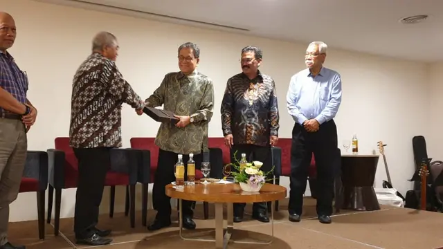 Forum diskusi jurnalis Malaysia - Indonesia di Hotel Everly, Putrajaya, 12 Februari 2019 malam. (Dokumentasi Iswami)