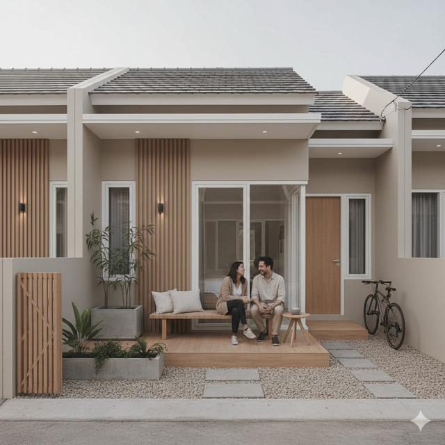 Desain Rumah Type 21 Minimalis Gaya Japandi