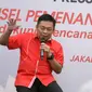 Direktur Utama Telkomsel, Ririek Adriansyah di konferensi pers pengumuman Telkomsel sebagai pemenang lelang frekuensi 2.3GHz di Jakarta, Senin (23/10/12017).