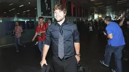 Werder Bremen&#039;s Diego arrives at Turkey&#039;s Ataturk Airport in Istanbul, on May 19, 2009. Werder Bremen will face Shakhtar Donetsk of Ukraine on May 20 in Istanbul in the UEFA Cup final match. AFP PHOTO/BULENT KILIC