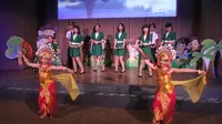 Konser Mini Nyanyian Anak Nusantara yang digelar Kemendikbud. (Fachrur Rozie)