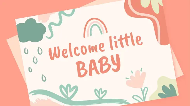 Ilustrasi ucapan kelahiran bayi