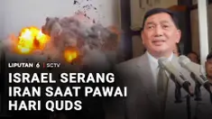Eskalasi serangan Israel ke Iran masih tinggi. Yang terbaru, Israel melancarkan serangan ke Teheran saat pawai Hari Quds. Sementara itu, di Indonesia terkait status siaga satu karena gejolak konflik di Timur Tengah, Menteri Pertahanan, Sjafrie Sjamso...