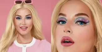 Tasya Farasya kembali mengunggah potret cosplay terbarunya. Kali ini menjadi karakter yang sedang banyak diperbincangkan, yaitu Barbie. Ia tampil serba pink bak boneka Barbie di dunia nyata. Foto: Instagram.