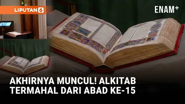 Spektakuler! Alkitab Termahal Abad Ke-15 Dipamerkan di Italia