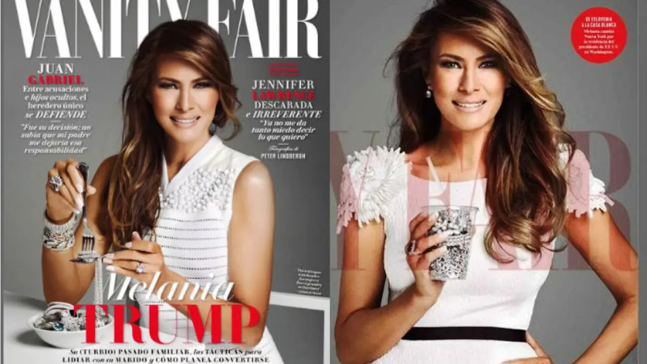 Pose Melania Trump di sampul majalah Vanity Fair Meksiko