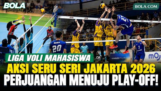 Berbagai Aksi Atlet di Hari Pembuka Liga Voli Mahasiswa Seri Jakarta 2026, Perjuangan Menuju Play-off Dimulai!