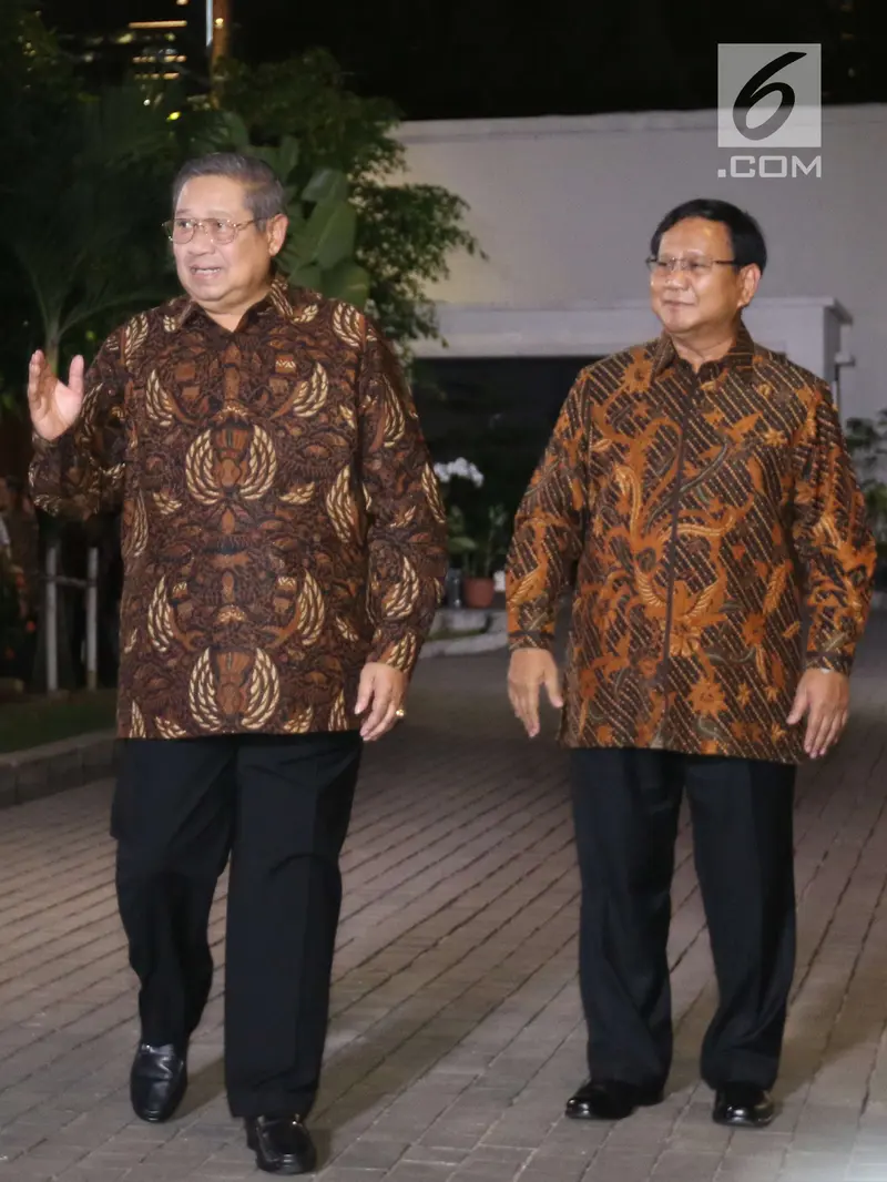 SBY Sambut Kehadiran Prabowo