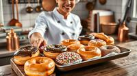 resep membuat donat ©Ilustrasi dibuat AI