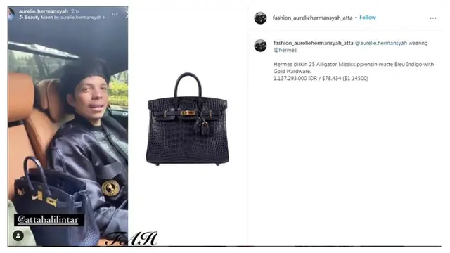 8 Koleksi Tas Branded Aurel Hermansyah, Ada yang Ditaksir Capai Rp 1 Miliar