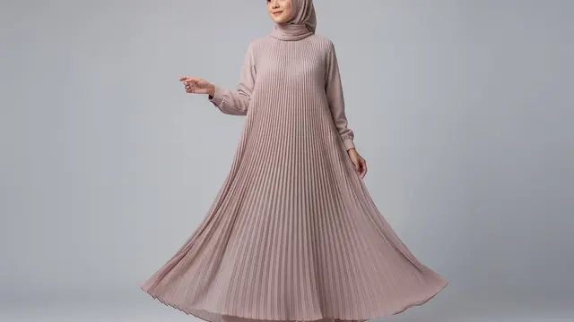 Gamis Ceruti Plisket "The Ultimate Flow"