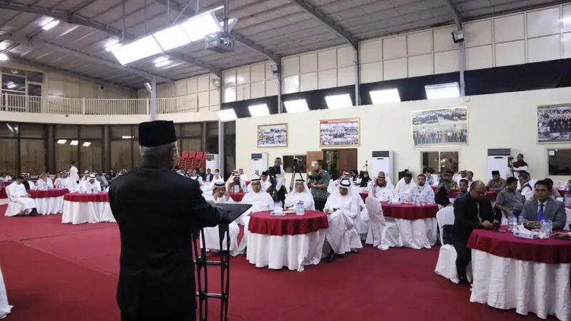 Malam Apreciation Night Hajj 2019 di Aula Kantor Urusan Haji KJRI Jeddah, Selasa (10/9/2019). Bahauddin/MCH 2019