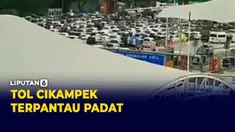 Arus Mudik Lebaran, Tol Cikampek mulai Padat Merayap