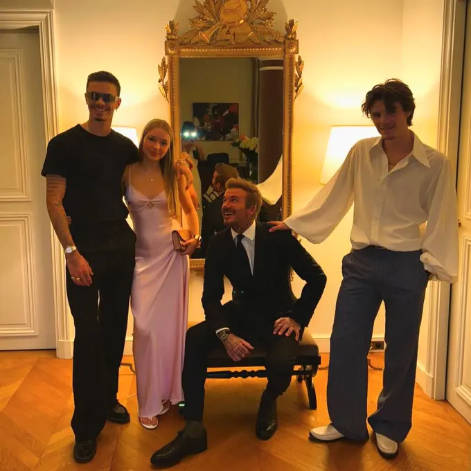 Keluarga Beckam (Instagram/@davidbeckam)