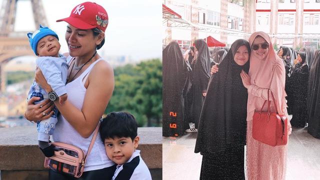 Jadi Single Mom, Ini 6 Potret Seleb Cantik saat Mengasuh Anak