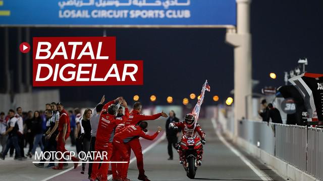 Berita video seri pertama MotoGP 2020 di Qatar batal digelar karena wabah virus Corona di Italia.