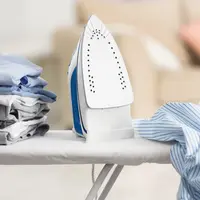 Ilutrasi setrika elektrik.