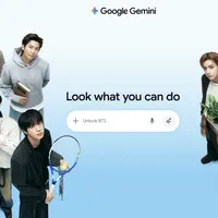 Kolaborasi Gemini dan BTS. (Gemini)