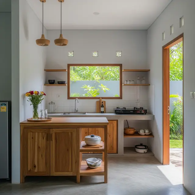 9 Desain Dapur Mungil di Rumah Sederhana Tanpa Sekat, Solusi Hunian Lapang