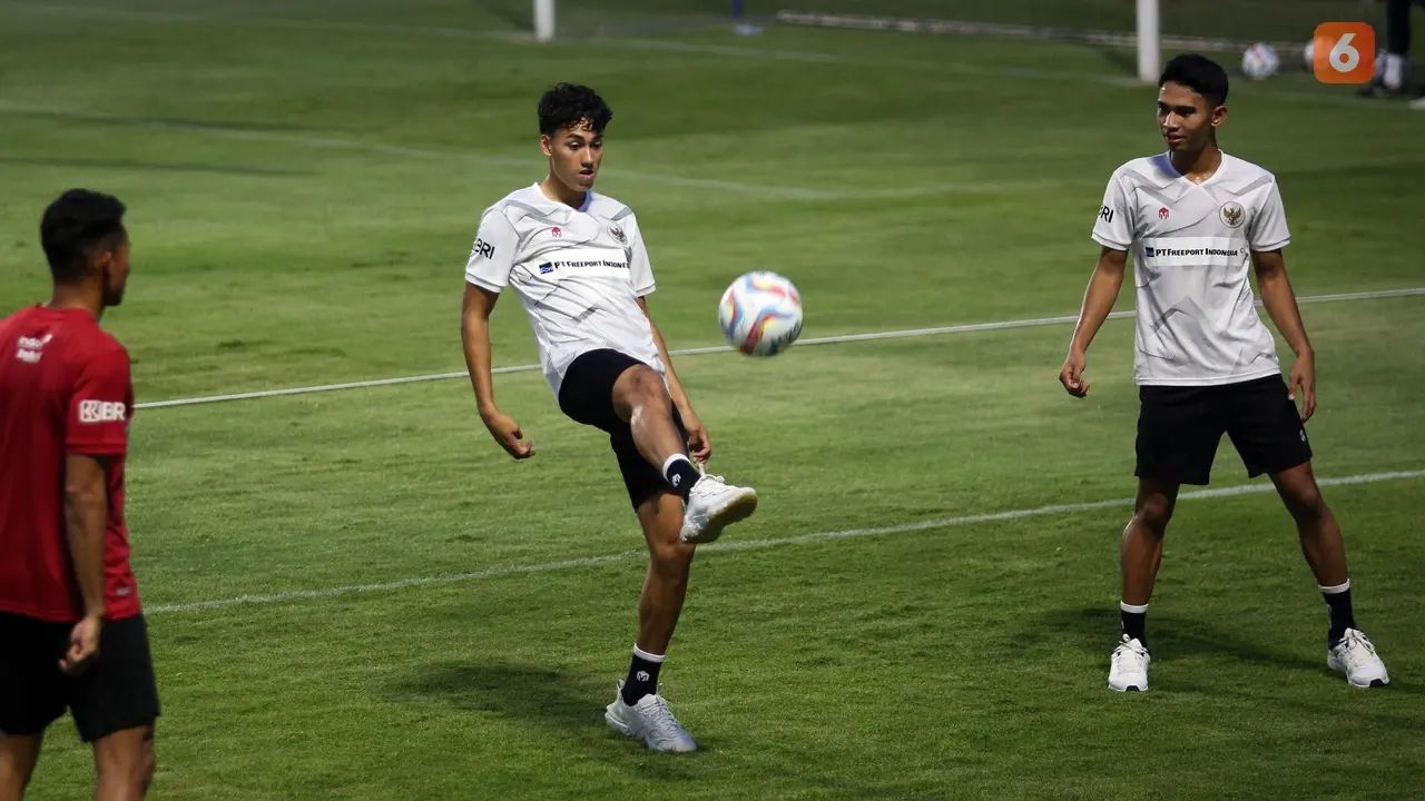 Latihan Timnas Indonesia Jelang Hadapi Timnas Argentina