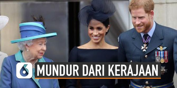 VIDEO: Pangeran Harry dan Istri Mundur Dari Senior Kerajaan