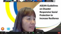 3rd ASEAN High-Level Conference on Social Protection” melalui zoom meeting, Senin (14/12/2020).