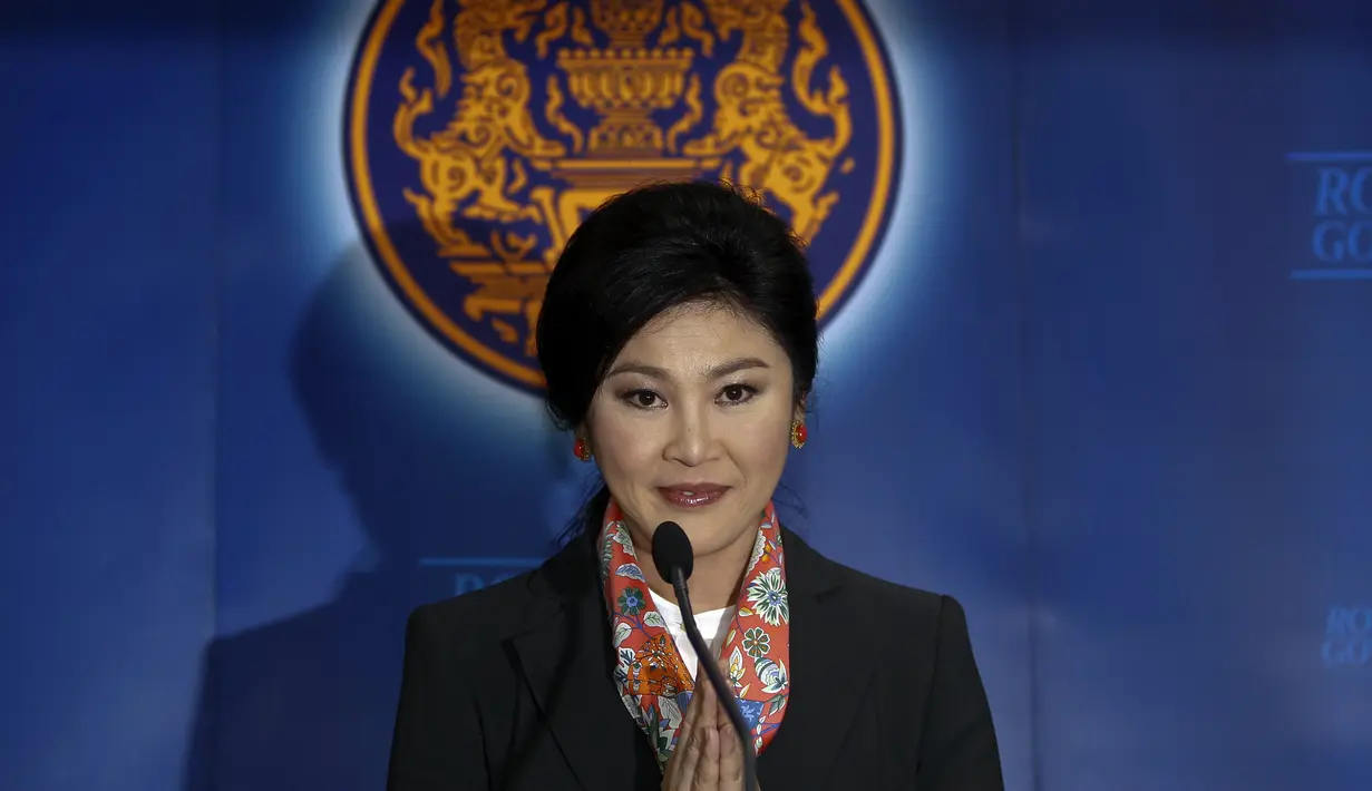 Rabu, 7 Mei 2014, Pengadilan Thailand resmi memberhentikan Perdana Menteri (PM) Yingluck Shinawatra. (REUTERS/Chaiwat Subprasom)
