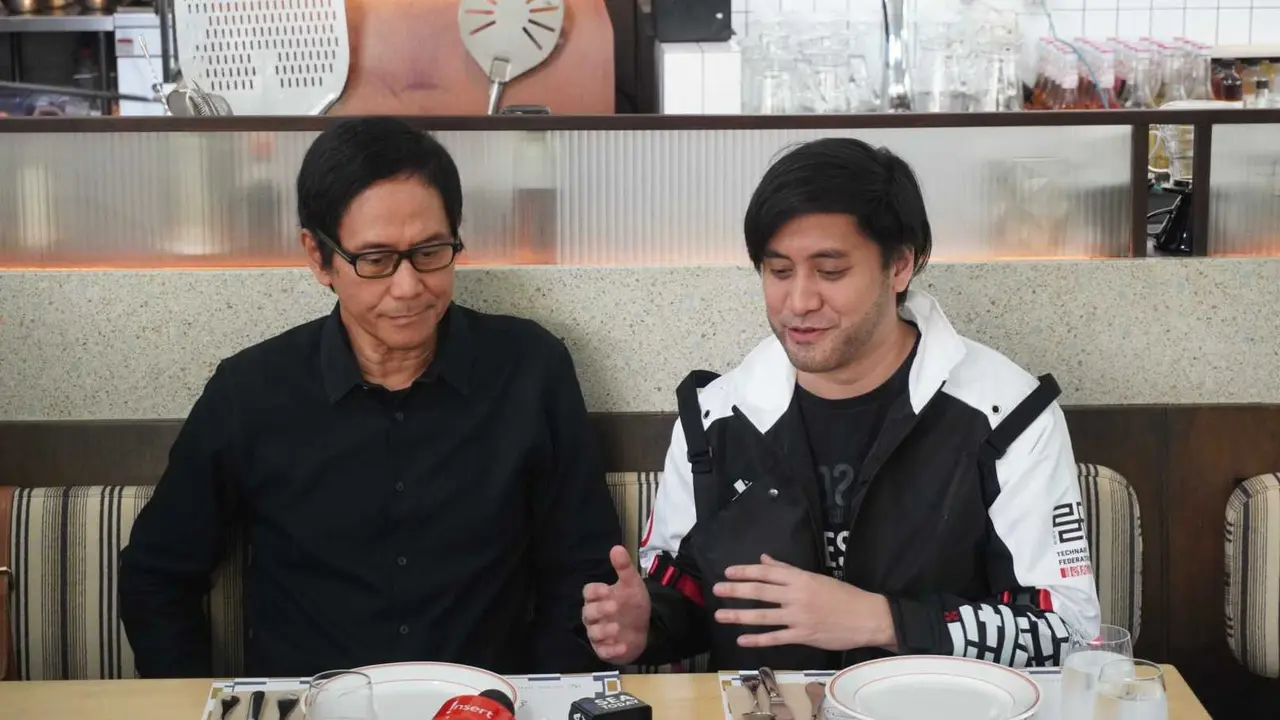 Addie MS dan Kevin Aprilio saat ditemui di SCBD, Jakarta Selatan, Rabu, 12 Juni.