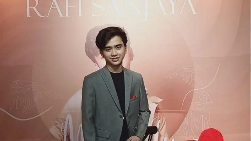 Raffi Sanjaya saat peluncuran single perdananya