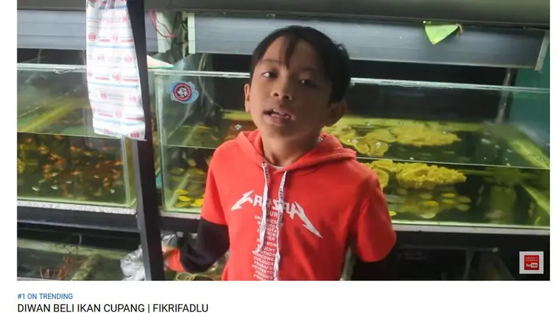 Video 'Beli Ikan Cupang' Viral, Begini Sosok Bernama Diwan