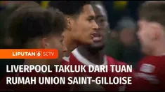 Di laga terakhir babak penyisihan grup Liga Europa, dua wakil Inggris bernasib beda. Liverpool takluk dari tuan rumah Union Saint-Gilloise 1-2, sedangkan Brighton & Hove dikalahkan oleh Olympique de Marseille 1-0.