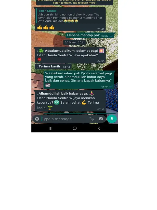 Bak Teman, 7 Chat Mahasiswa dengan Dosen Pembimbing Ini Bikin Senyum Sendiri